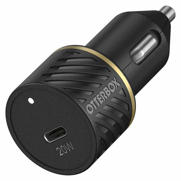 Otterbox Fast Charge 20w Usb C Pd Car Charger, Black Shimmer 78-81010